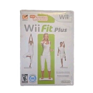 Wii Fit Plus for Nintendo Wii Game 2009 Rated Everyone Disc, Case, Manual Only